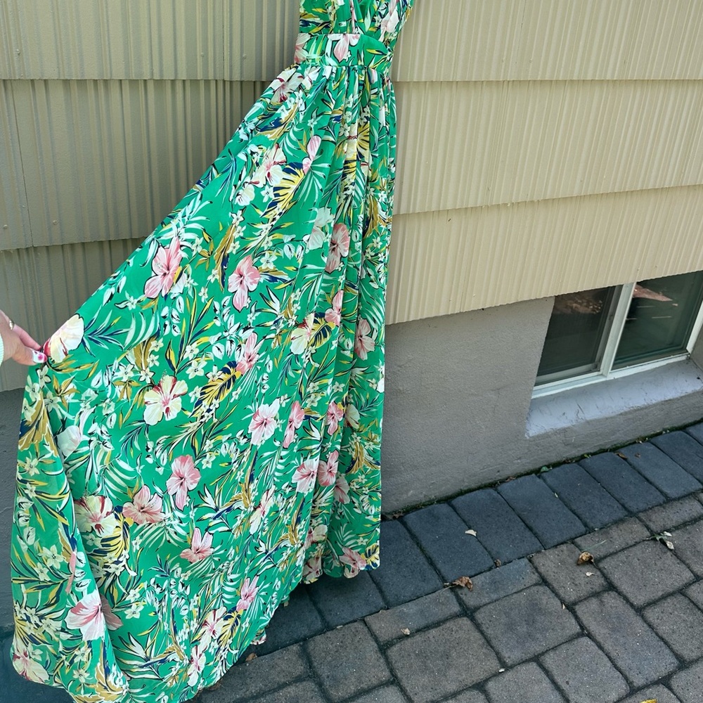 NWT Meghan LA Enchanted Garden Maxi Dress - Picture 9 of 12